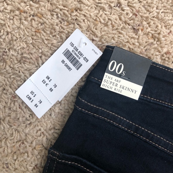 Abercrombie 00R Super Skinny High-Rise Jean - Picture 6 of 7